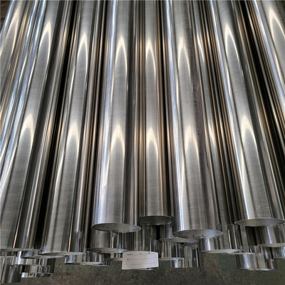 ASTM 316l الفولاذ المقاوم للصدأ الأنابيب الملحومة أنبوب صحي للديكور 3000 مم